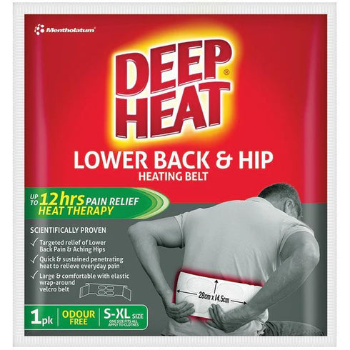 Deep Heat Lower Back & Hip Belt 1 pack | Matakana Pharmacy
